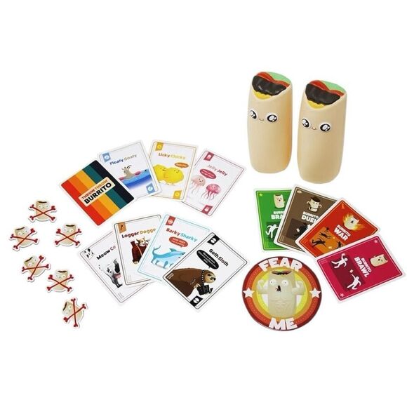 New Sealed Exploding Kittens Presents Throw Throw Burrito A Dodgeball Card Game - Picture 3 of 5